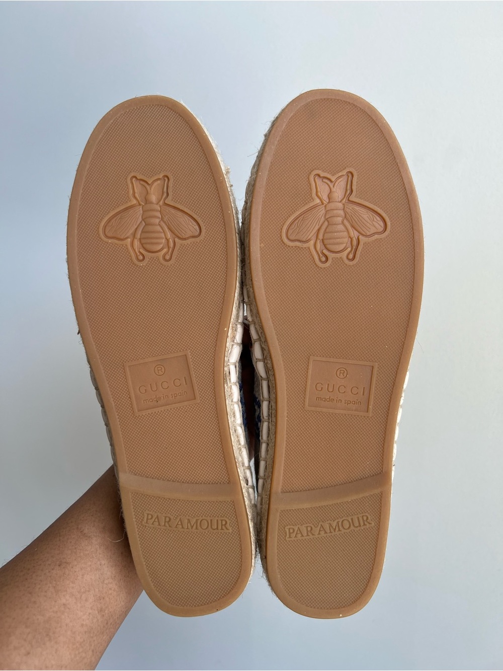 Gucci Multicolor GG Embroidered Espadrille Flats EU 40 - Picture 9 of 13